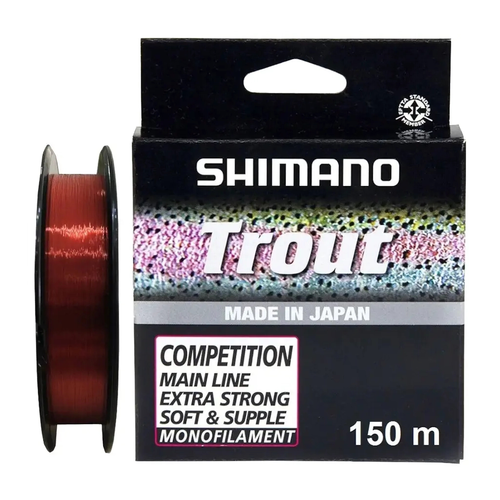 Волосінь Shimano Trout Competition Mono 150m 0.16mm 2.16kg Red (2266.31.90) Волосінь Shimano Trout Competition Mono 150m 0.16mm 2.16kg Red (2266.31.90)