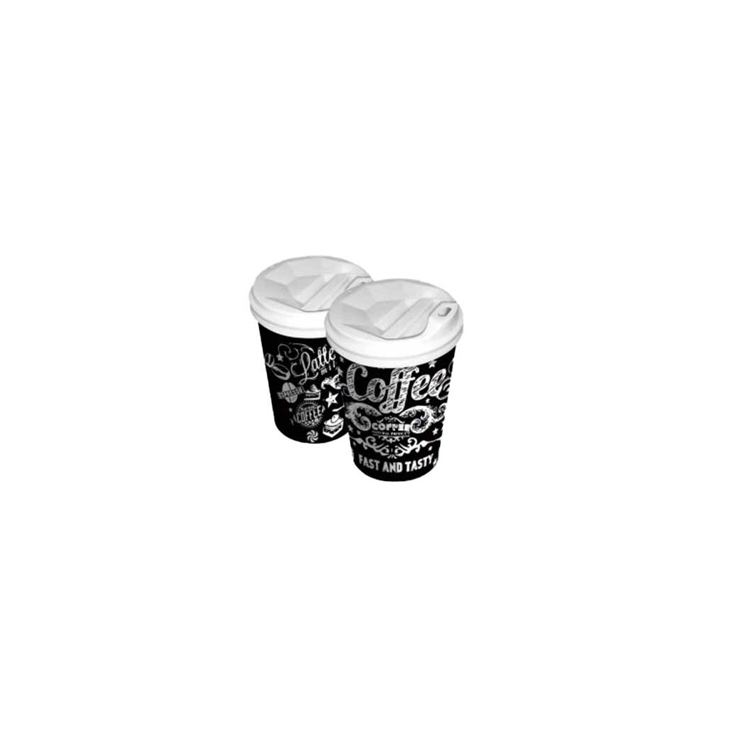 Стакани одноразові Romus Coffee Late паперові 110 мл 50 шт. Чорні (21471) Стакани одноразові Romus Coffee Late паперові 110 мл 50 шт. Чорні (21471)