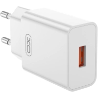 Зарядний пристрій XO USB-A QC18W White (L127.white)