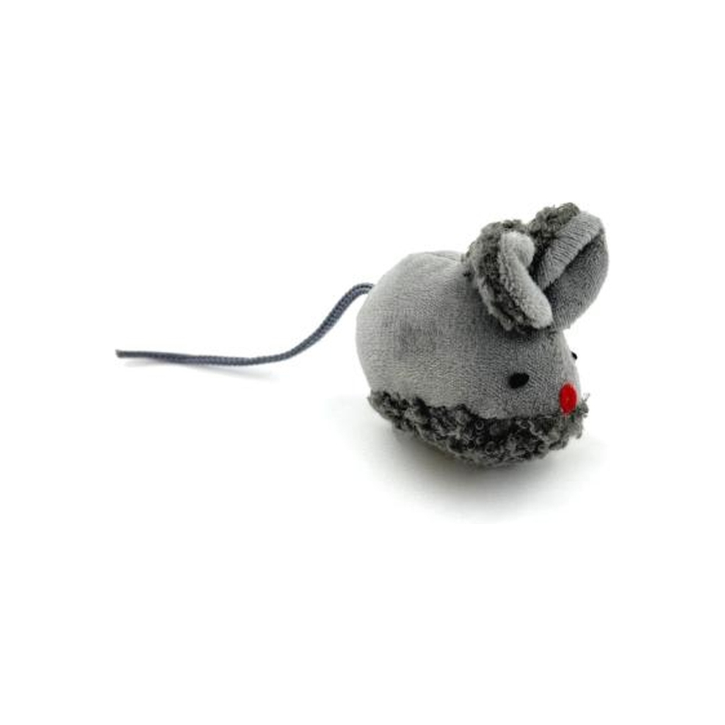 Іграшка для котів Hippie Pet Мишка вушка-бантик сіра 6.5 см (HIPCT2304064P) Іграшка для котів Hippie Pet Мишка вушка-бантик сіра 6.5 см (HIPCT2304064P)