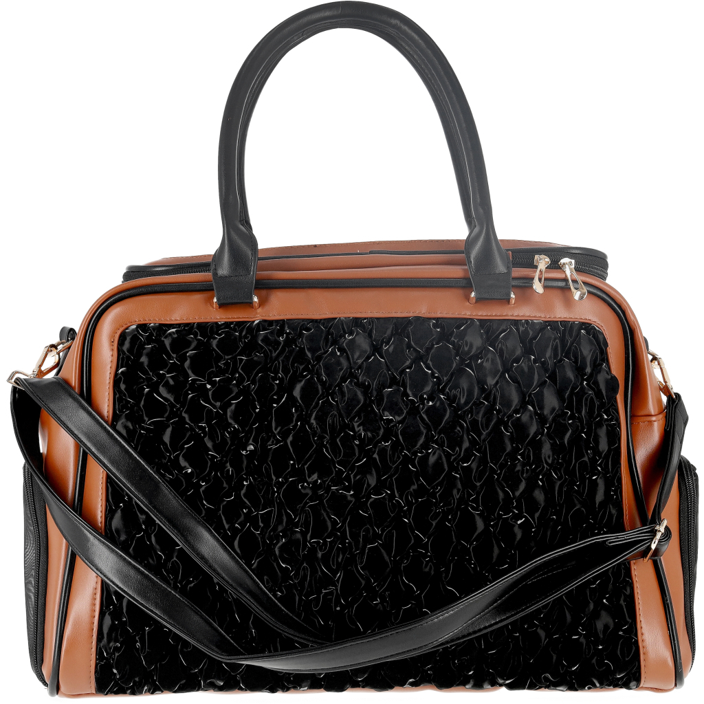 Переноска для тварин MISOKO&CO 45x20x30 см чорно-коричнева (YIWUMSK70152) Переноска для тварин MISOKO&CO 45x20x30 см чорно-коричнева (YIWUMSK70152)