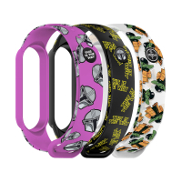 Ремінець до фітнес браслета Armorstandart комплект 3шт Xiaomi Mi Band 7/6/5 TW (ARM77066)