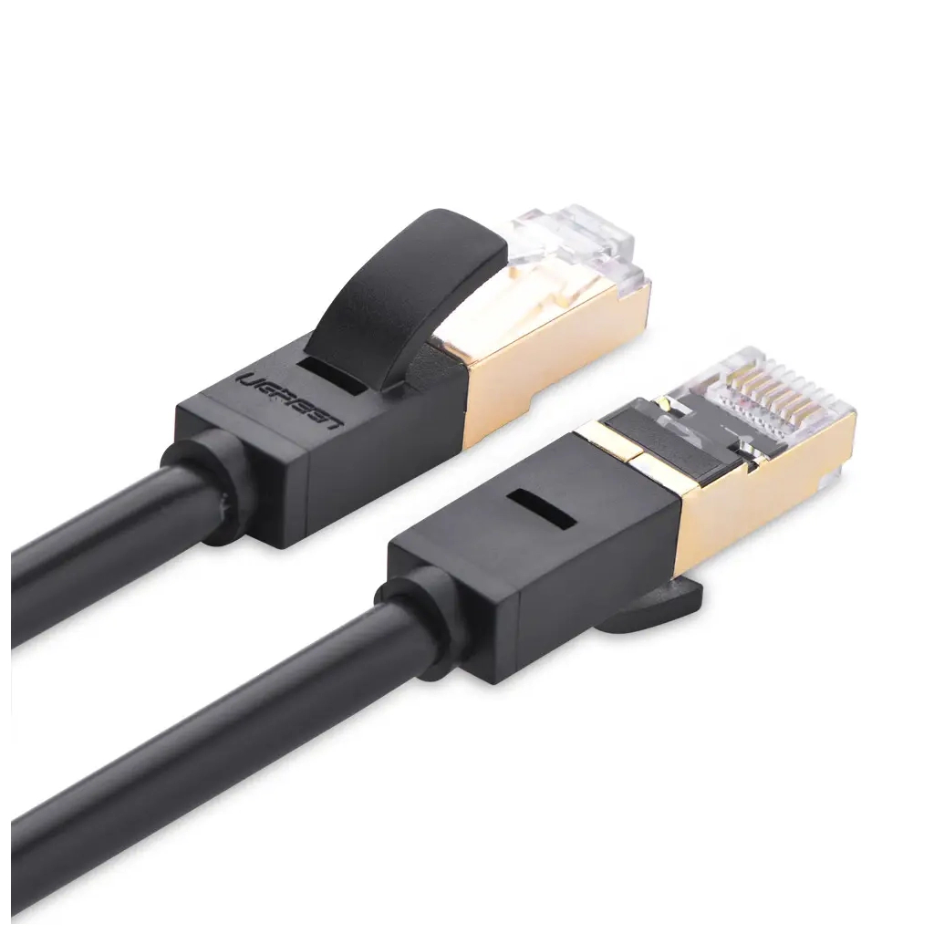 Патч-корд 5м, F/FTP cat 7 RJ-45 black Ugreen (U_11271) Патч-корд 5м, F/FTP cat 7 RJ-45 black Ugreen (U_11271)