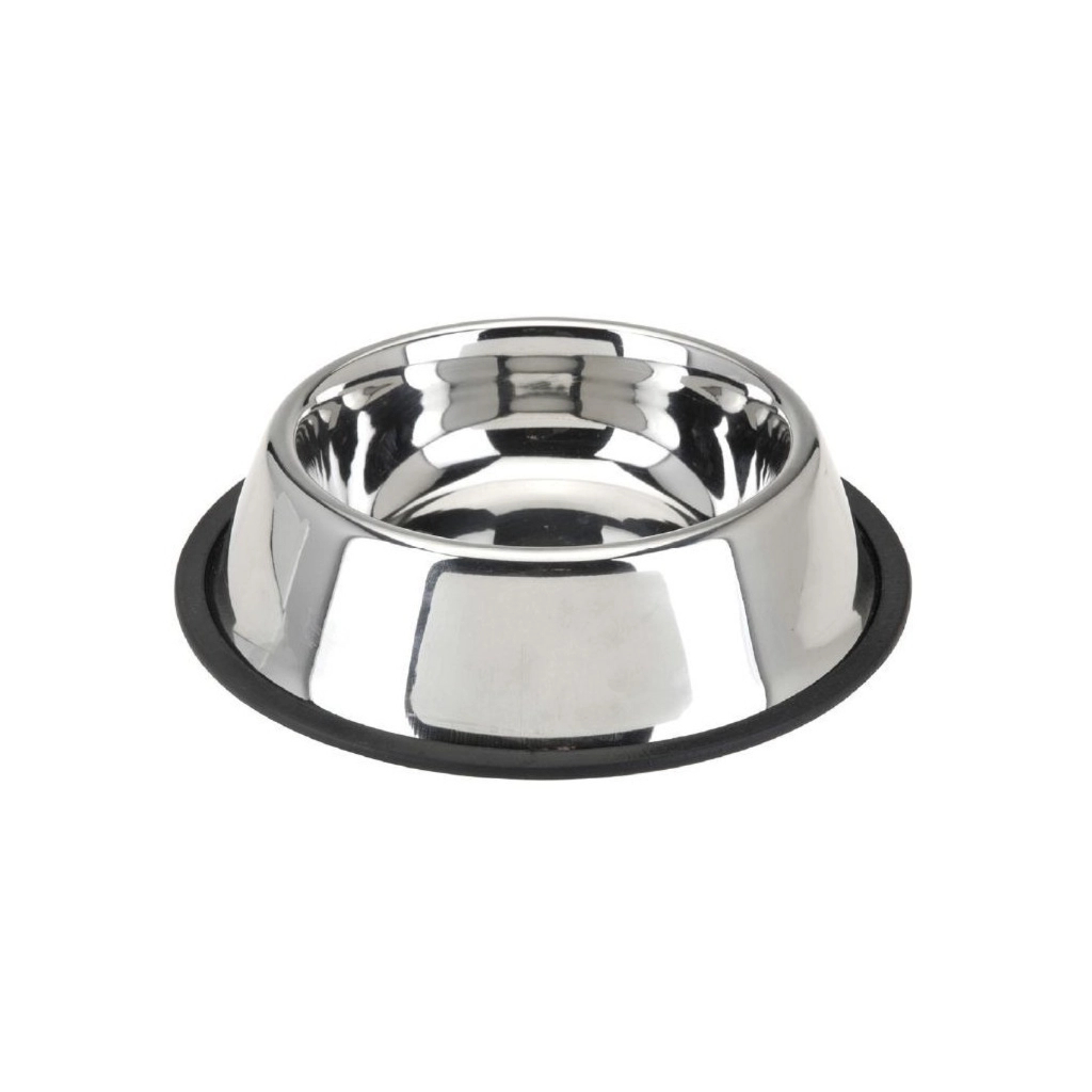 Посуд для собак Swastik Industries Миска металева на гумі 700 мл (2700000021910)