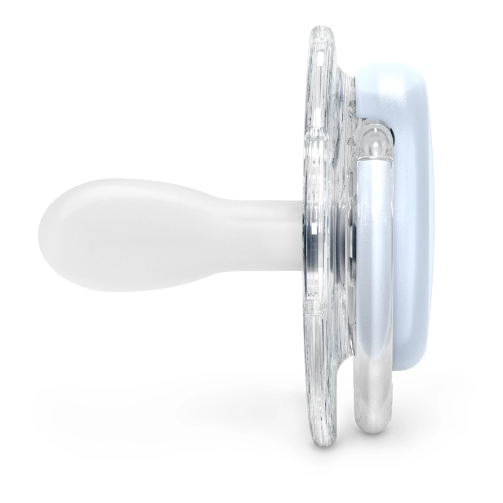 Пустушка Suavinex Poetry фізіологічна, 0-6 місяців, світло-блакитна з малюнком (308930)