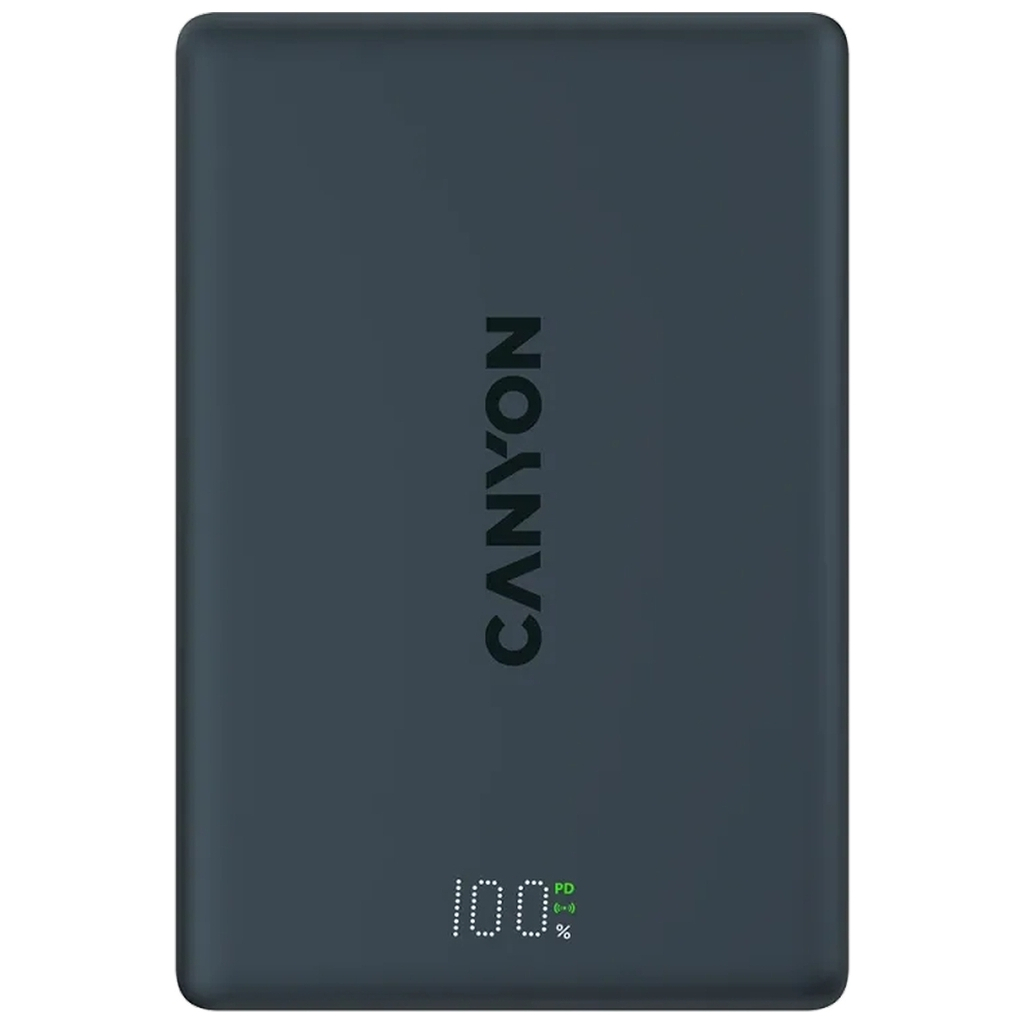 Батарея універсальна Canyon 10000mAh OnPower 511 PD20W Magnetic wireless MagSafe Black (CNS-CPB511B)