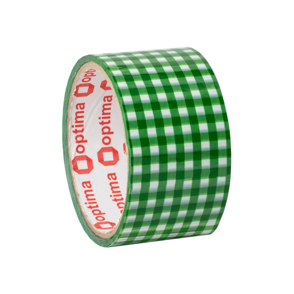 Скотч Optima 48 мм х 20 м, Tartan зелений (O45364) Скотч Optima 48 мм х 20 м, Tartan зелений (O45364)