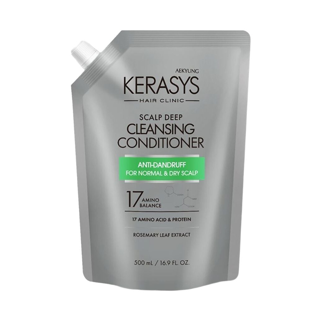 Кондиціонер для волосся KeraSys Scalp Deep Cleansing Conditioner Дой-пак 500 мл (8801046395714)