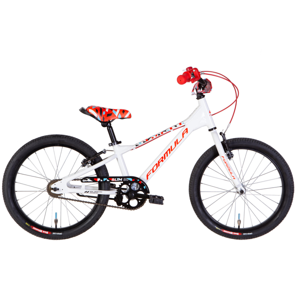 Велосипед Formula 20" Kid SLIM BH рама-10" AL 2026 білий з червоним (OPS-FRK-20-256) Велосипед Formula 20" Kid SLIM BH рама-10" AL 2026 білий з червоним (OPS-FRK-20-256)