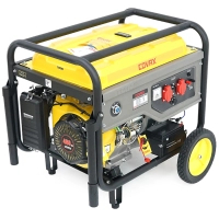 Generator COVAX CV10000LD-E2, 7.0kW, 220V, 50Hz, DC12V, 18HP, manual/electric starter, 25L (CV10000LD-E2)