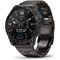 Смарт-годинник Garmin D2 Mach 1 PRO, 51mm, Saph, Carbon Gray DLC w/Ti band, GPS (010-02804-81)