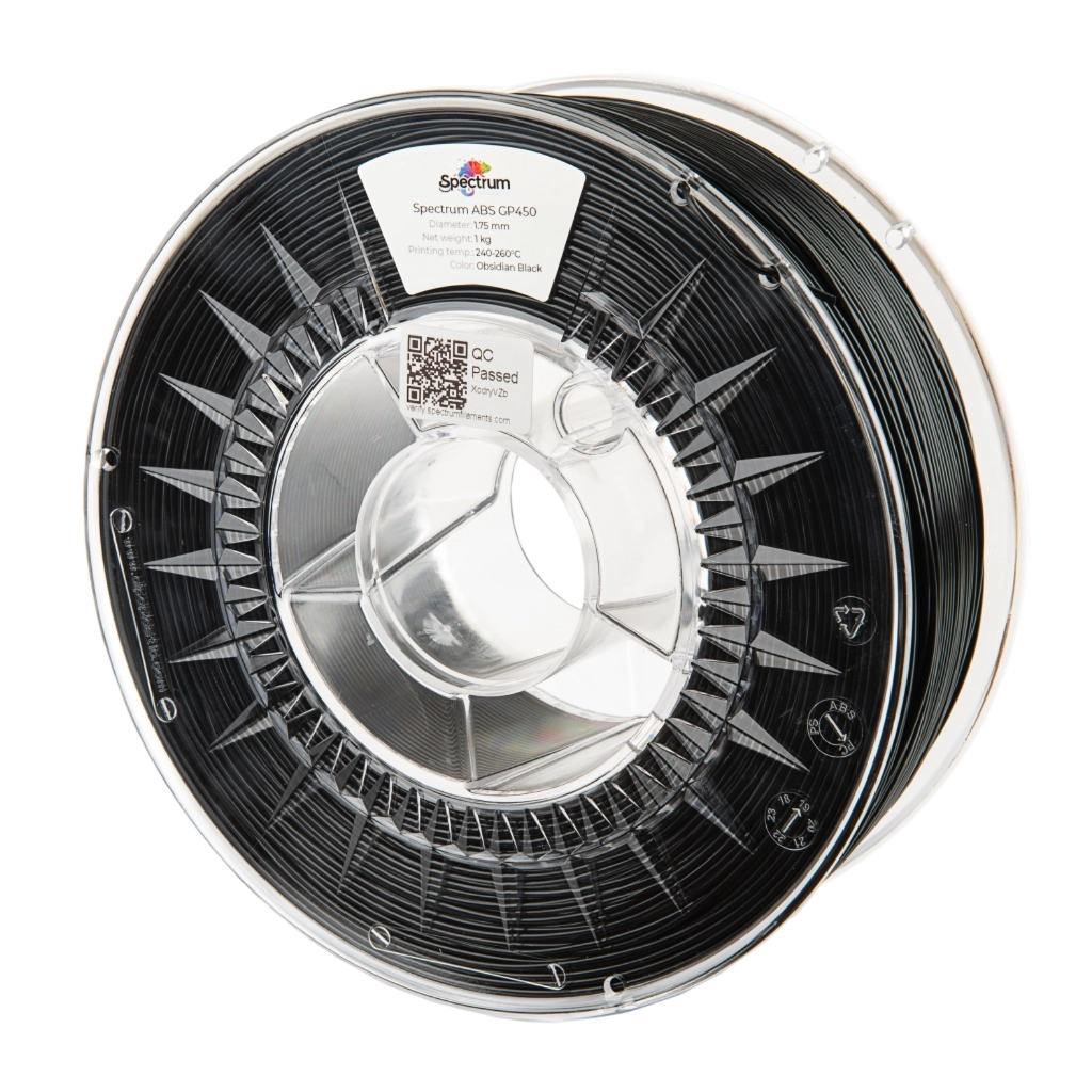 Пластик для 3D-принтера Spectrum ABS GP450 1.75mm 1kg OBSIDIAN BLACK (80348)