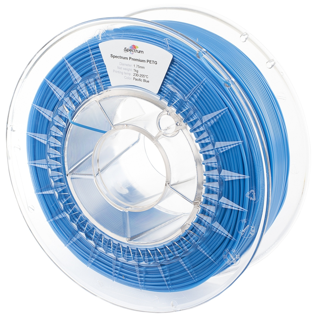 Пластик для 3D-принтера Spectrum PET-G Premium 1.75mm 1kg Blue, Pacific (80061)