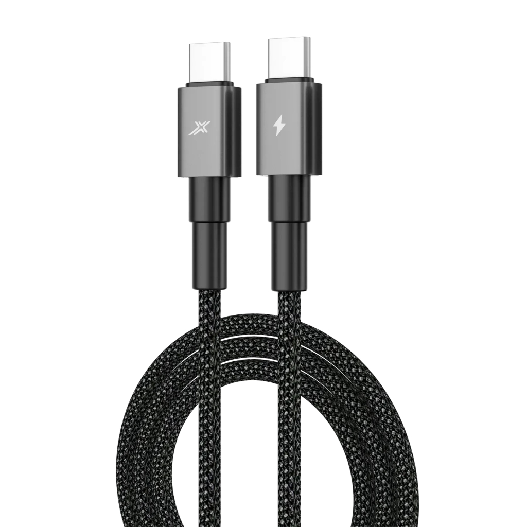 Дата кабель USB-C to USB-C 1.0m 100W black Grand-X (CC-08B)