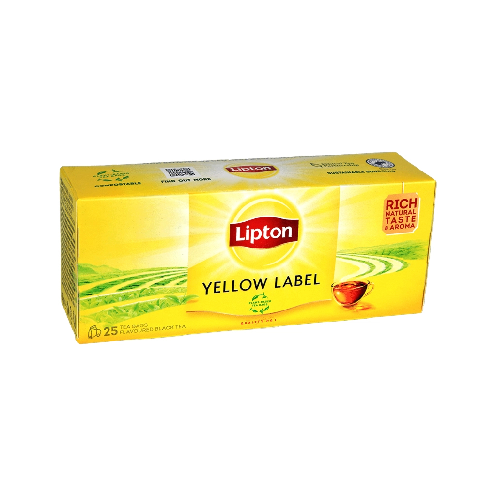 Чай Lipton Yellow Label 25 пакетиків (8717163825976)