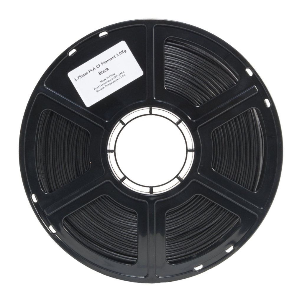 Пластик для 3D-принтера Flashforge PLA-CF 1,75mm 1kg Black (90007818001)