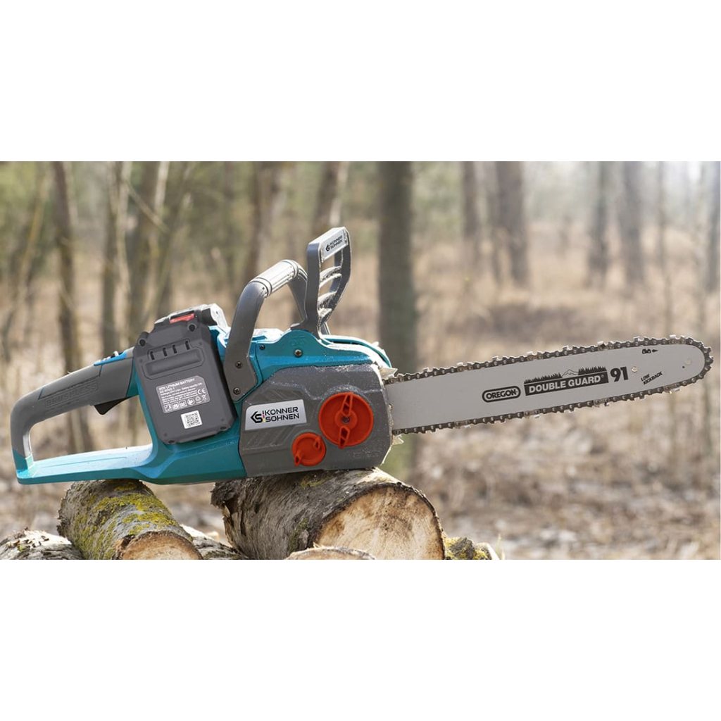 Ланцюгова пила Konner&Sohnen KS CS40V-14 40В(20V+20V) 2x4Ah, 35см (KSCS40V-14SET)