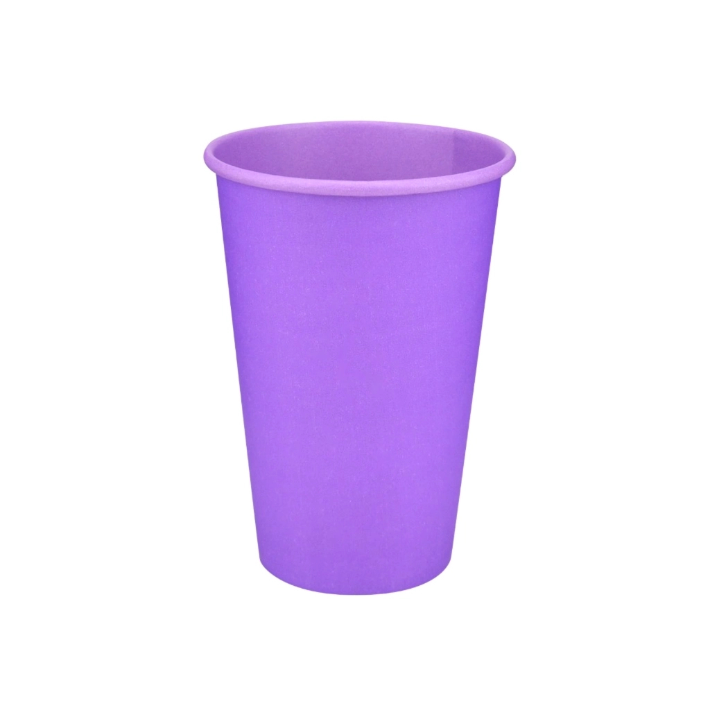 Стакани одноразові Buroclean LAVANDA CUP паперові 340 мл 50 шт (1080052)
