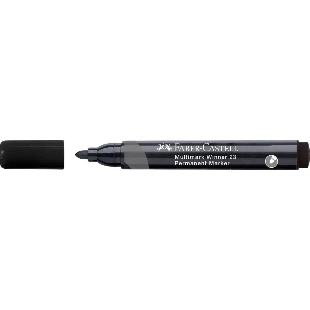 Маркер Faber-Castell перманентний Multimark Winner 23, колір чорний (32839)