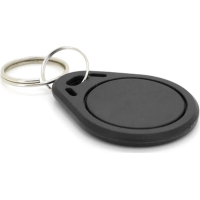 Keychain with Merlion MIFARE chip, 13.56MHz, 0K, rewritable, black (Mifare Zero)