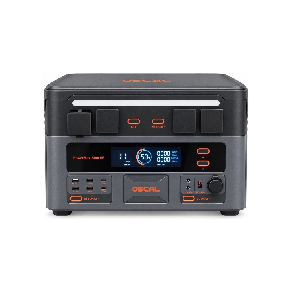 Зарядна станція Oscal PowerMax 2400 SE, 2016Wh (PowerMax 2400 SE)