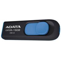 USB флеш накопичувач ADATA 16Gb UV128 black-blue USB 3.0 (AUV128-16G-RBE)