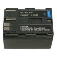 Акумулятор до фото/відео PowerPlant Canon BP-522 (DV00DV1012)