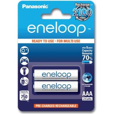 Акумулятор Panasonic Eneloop AAA 750mAh NI-MH * 2 (BK-4MCCE/2BE)