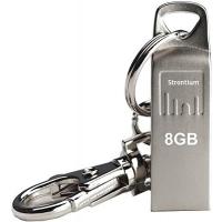 USB флеш накопичувач Strontium Flash 8GB AMMO Metal Silver USB 2.0 (SR8GSLAMMO)