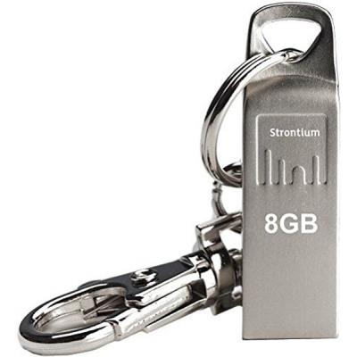 USB флеш накопичувач Strontium Flash 8GB AMMO Metal Silver USB 2.0 (SR8GSLAMMO)