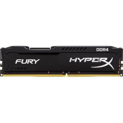 Модуль пам'яті для комп'ютера DDR4 4GB 2133 MHz Fury Black Kingston Fury (ex.HyperX) (HX421C14FB/4)