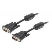 Кабель мультимедійний DVI to DVI 24+1pin, 5.0m Viewcon (VD 106-5м)