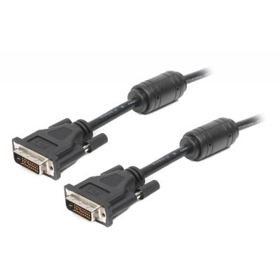 Кабель мультимедійний DVI to DVI 24+1pin, 5.0m Viewcon (VD 106-5м)