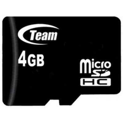 Карта пам'яті Team 4GB microSD Class 10 (TUSDH4GCL1002)