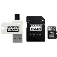 Карта пам'яті Goodram 16GB microSD class 10 USH-I (M1A4-0160R11)