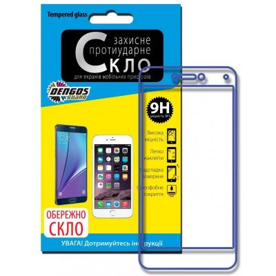 Скло захисне Dengos для iPhone 6 (4,7") black wiht frame (TGR - 02)