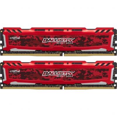 Модуль пам'яті для комп'ютера DDR4 32GB (2x16GB) 2666 MHz Ballistix Sport LT Micron (BLS2C16G4D26BFSE)