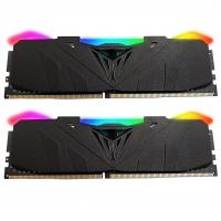 Модуль пам'яті для комп'ютера DDR4 16GB (2x8GB) 2666 MHz Viper RGB Black Patriot (PVR416G266C5K)