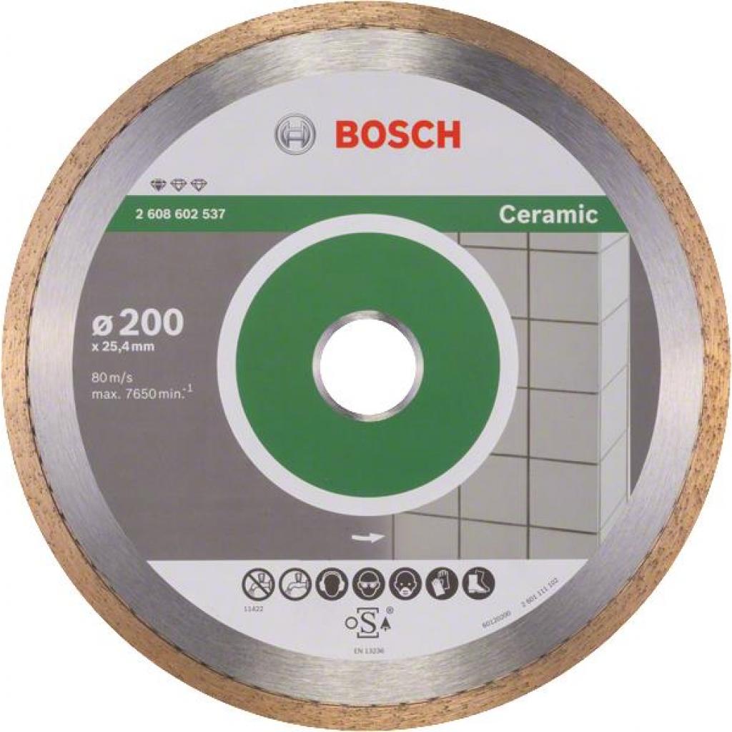Круг відрізний Bosch Standard for Ceramic 200-25.4 (2.608.602.537) Круг відрізний Bosch Standard for Ceramic 200-25.4 (2.608.602.537)