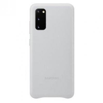 Чохол до мобільного телефона Samsung Leather Cover Galaxy S20 (G980) Grayish White (EF-VG980LSEGRU)
