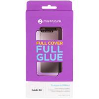 Скло захисне MakeFuture Nokia 5.4 Full Cover Full Glue (MGF-N54)