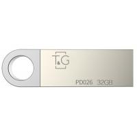 USB флеш накопичувач T&G 32GB 026 Metal Series Silver USB 2.0 (TG026-32G)
