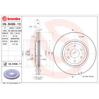 Brembo brake disc 09.B496.10