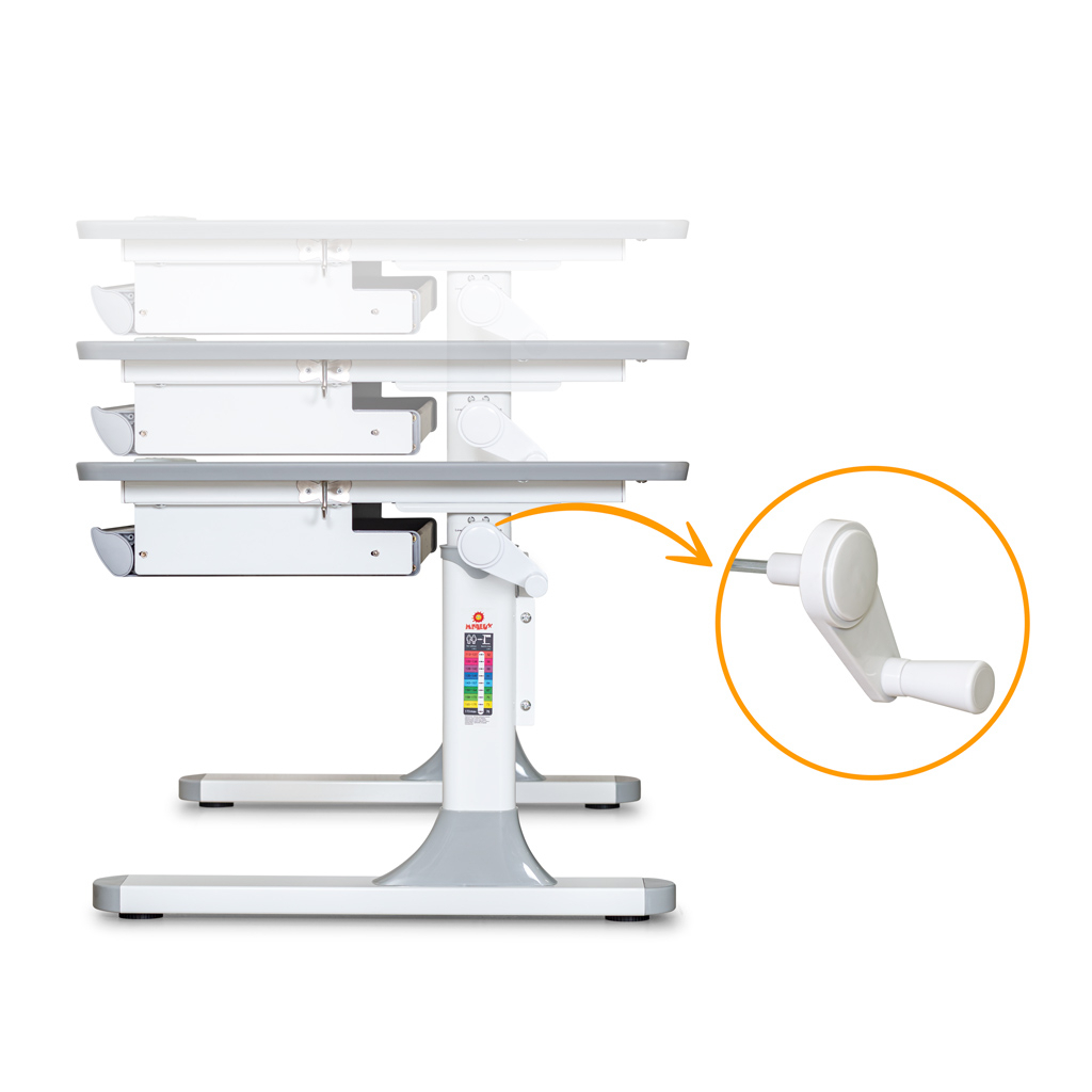 Парта Mealux Edmonton Multicolor G Liite (BD-610 W/MC + G Lite)