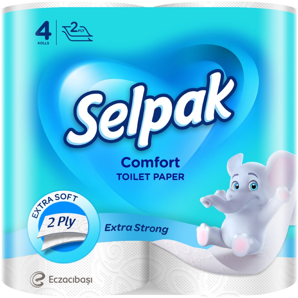Туалетний папір Selpak Comfort 2 шари 4 рулони (8690530802117) Туалетний папір Selpak Comfort 2 шари 4 рулони (8690530802117)