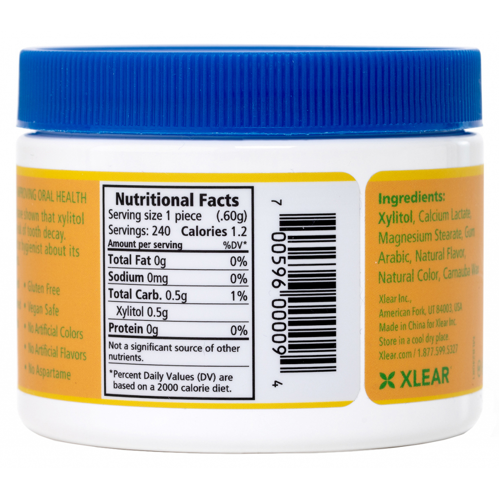 Драже з ксилітом Spry натуральні лимонний вибух 240 шт. (700596000094)