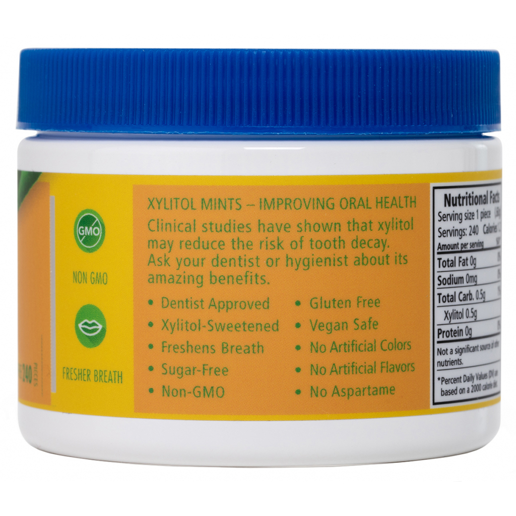 Драже з ксилітом Spry натуральні лимонний вибух 240 шт. (700596000094)