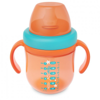 Baboo non-spill drinker with silicone spout Marine 200 ml Pomarncheva (90599)