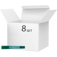 Stanger marker waterproof, double-sided, 1-4 mm and 1 mm, green 8 pcs (MARKER-PER-STM260G-8)