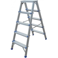 Werk aluminum step ladder (double-sided) - LB405 (90247)